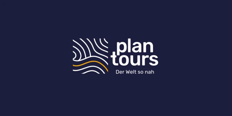 Logokachel mit dem Plantours Logo