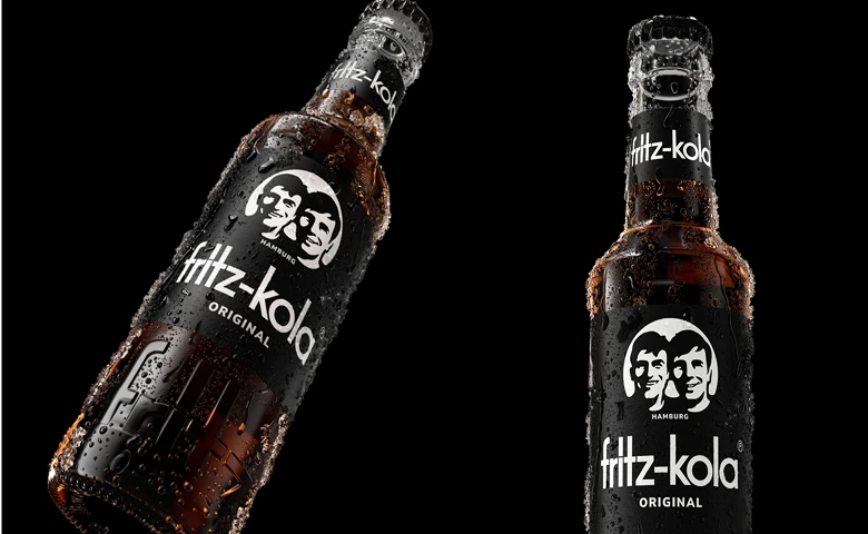 Bild von zwei fritz kola Flaschen