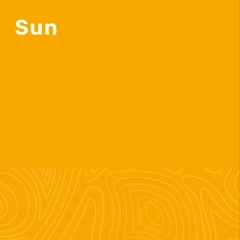 Farbkachel für die Farbe Sun