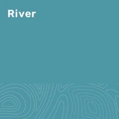 Farbkachel für die Farbe River