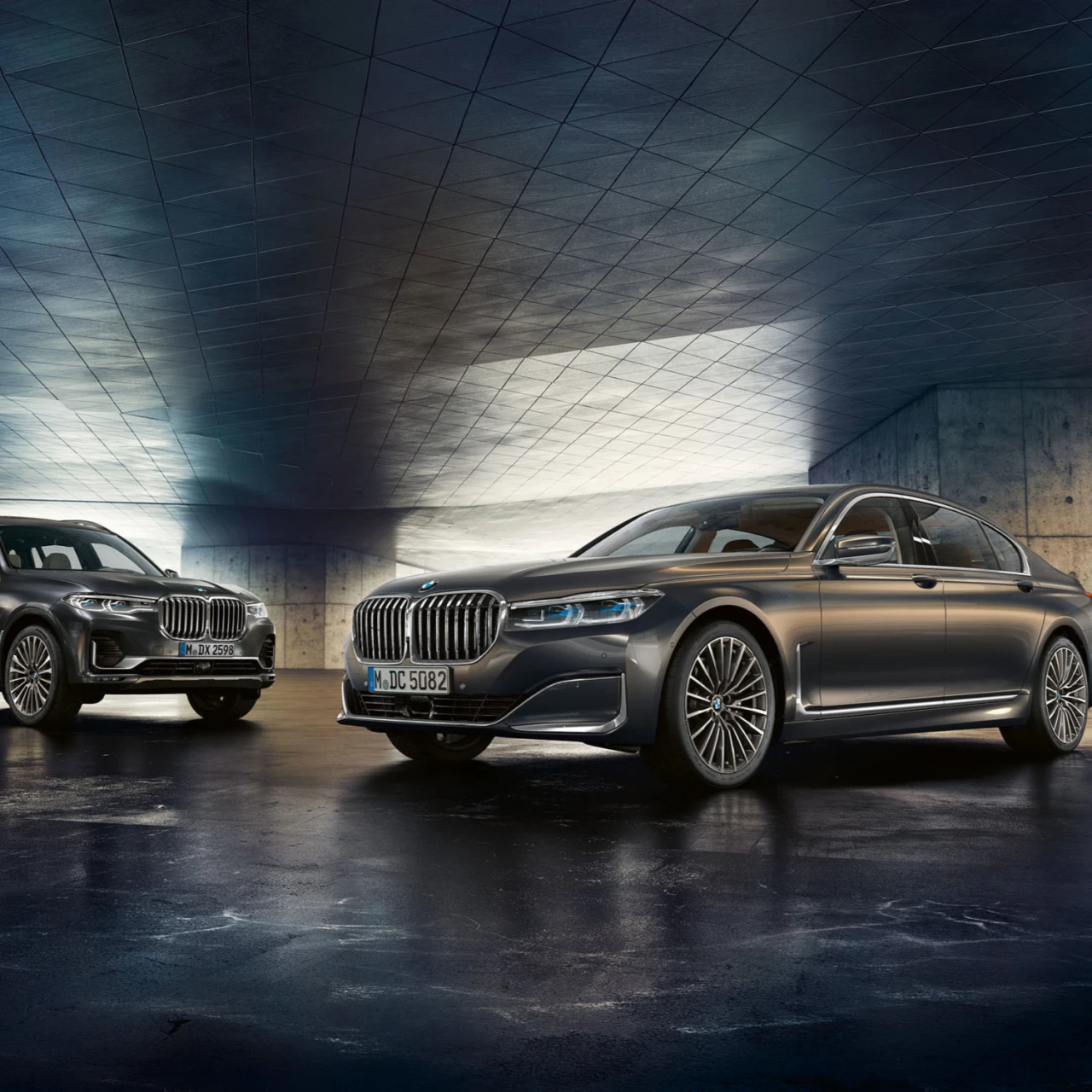 Full-CGI Content Ansatz mit BMW. CGI Rendering von zwei BMW Fahrzeugen