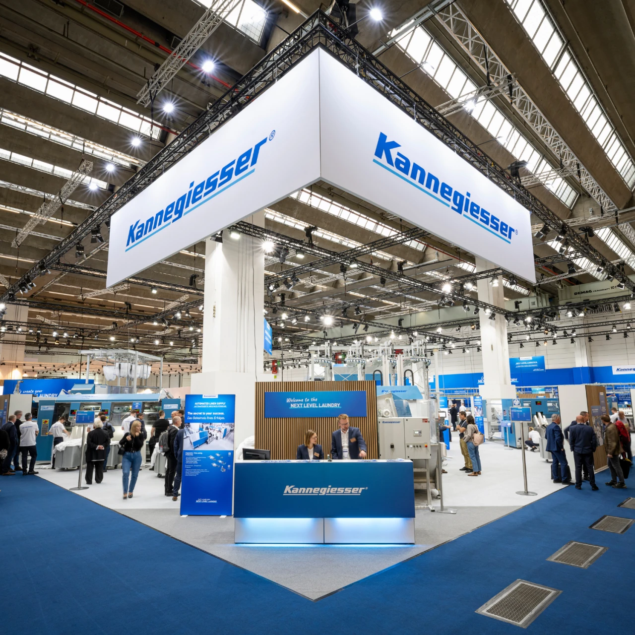 Brand Experience Messekonzept mit Kannegiesser. Foto eines Kannegiesser Messestandes