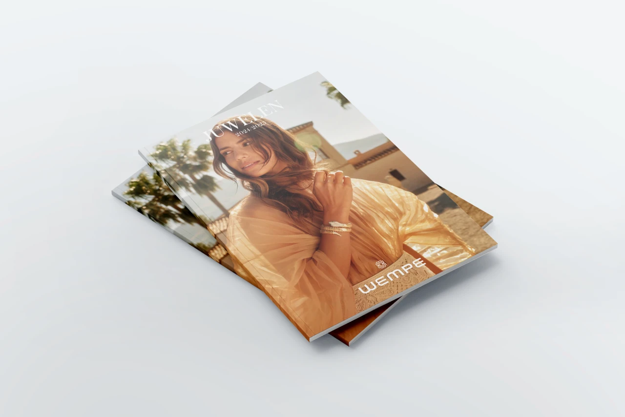 Der Wempe Juwelenkatalog zeigt die Vielfalt an Produktlinien und Produkten. Foto vom Wempe Juwelenkatalog