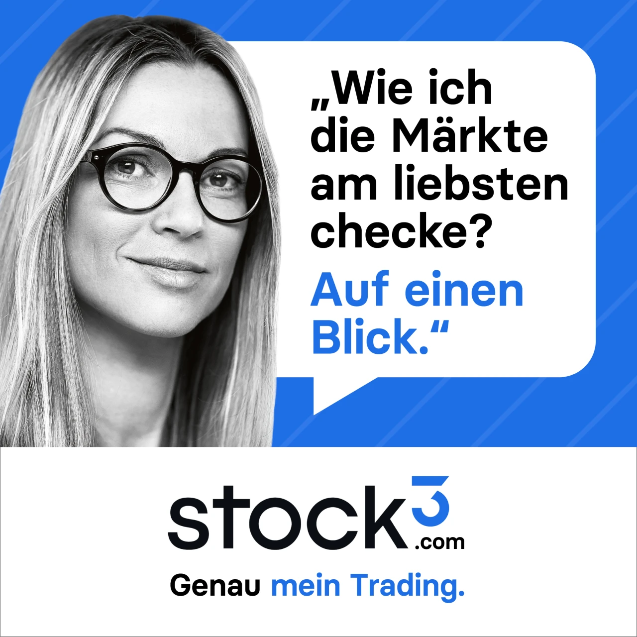 Digitale Anzeige von stock3