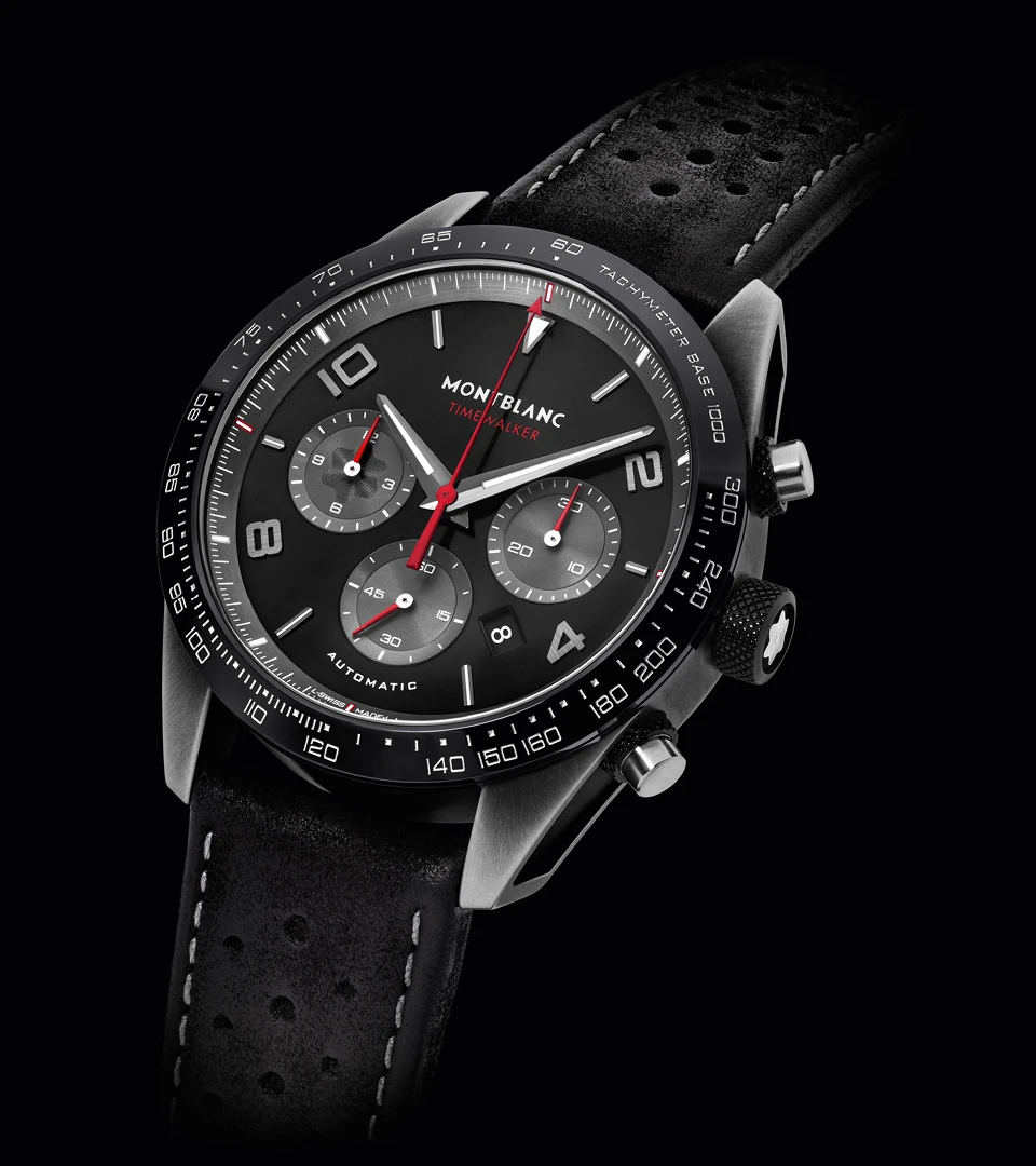 Montblanc zeichnet sich durch Perfektion im Detail aus. Der Content muss gleiches erfüllen. Renderings einer Montblanc Armbanduhr