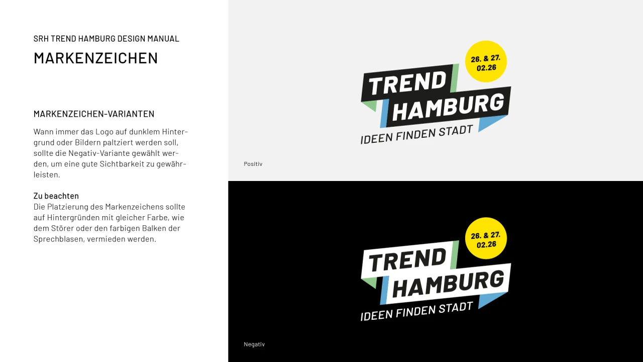 Zeigt den Aufbau des Markenzeichen-Varianten des neuen T.R.E.N.D Konzeptes