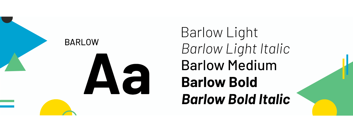 Ein Visual welches die Typografie-Entwicklung des neuen Gestaltungskonzeptes zeigt
